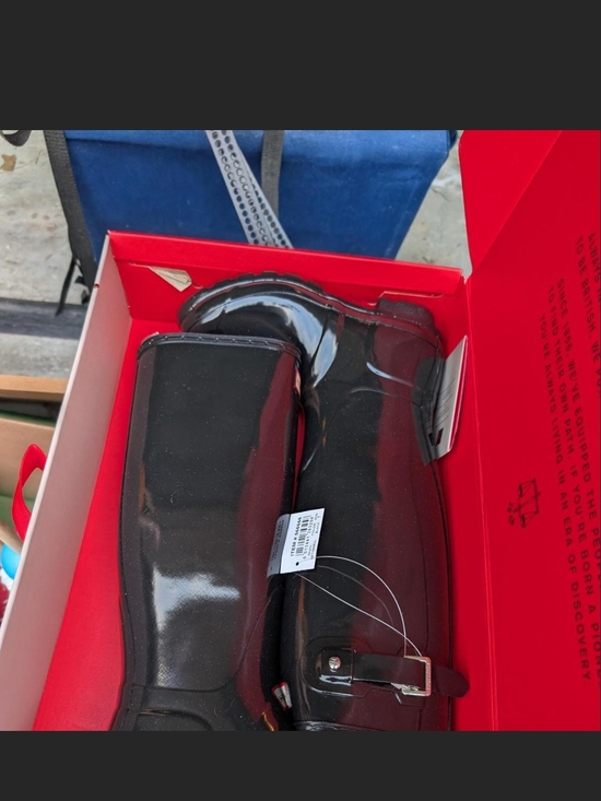 Hunter Shoes - Hunter Black Gloss Tall Women's Rain Boots